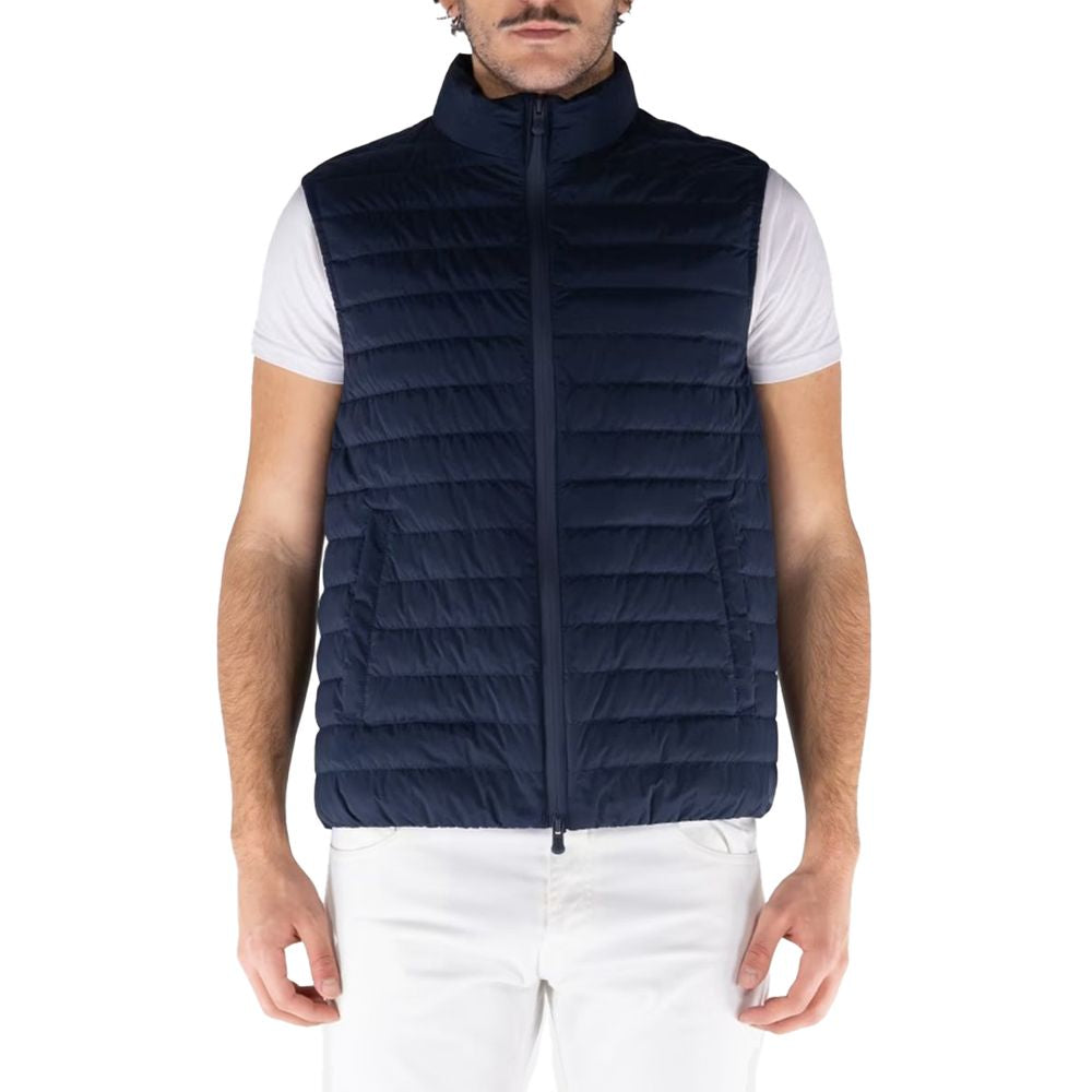 People Of Shibuya Green Polyester Men's Vest - ACCEXO