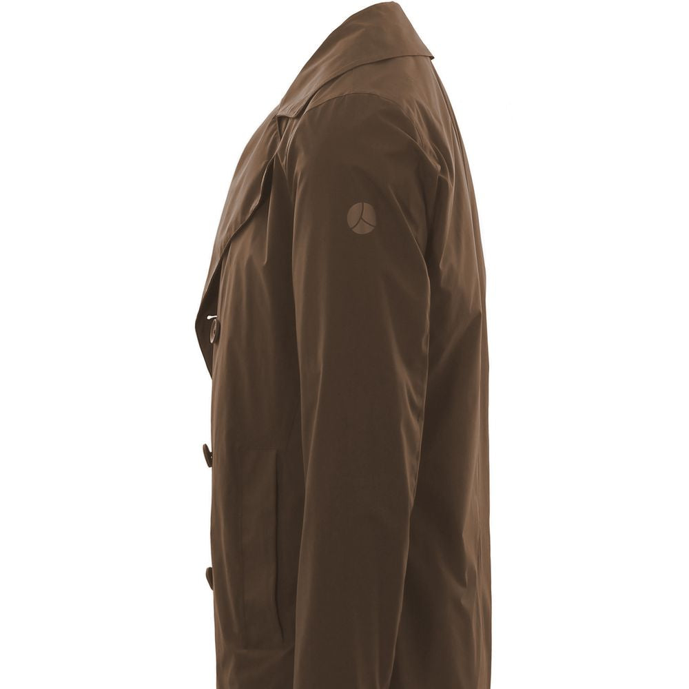 People Of Shibuya Brown Polyester Riciclato Jacket - ACCEXO