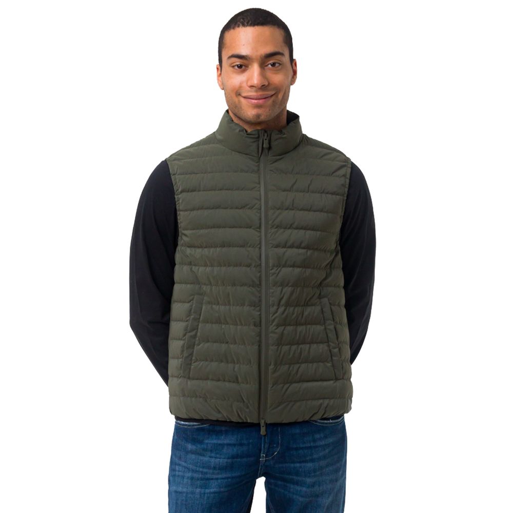 People Of Shibuya Green Polyester Vest - ACCEXO