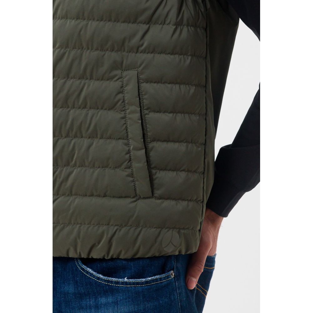 People Of Shibuya Green Polyester Vest - ACCEXO