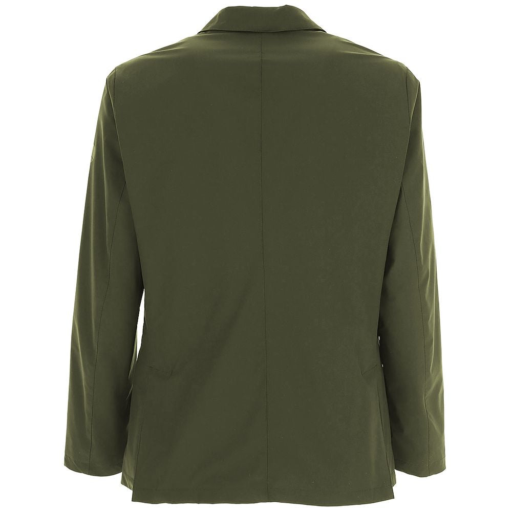 People Of Shibuya Green Polyester Blazer - ACCEXO