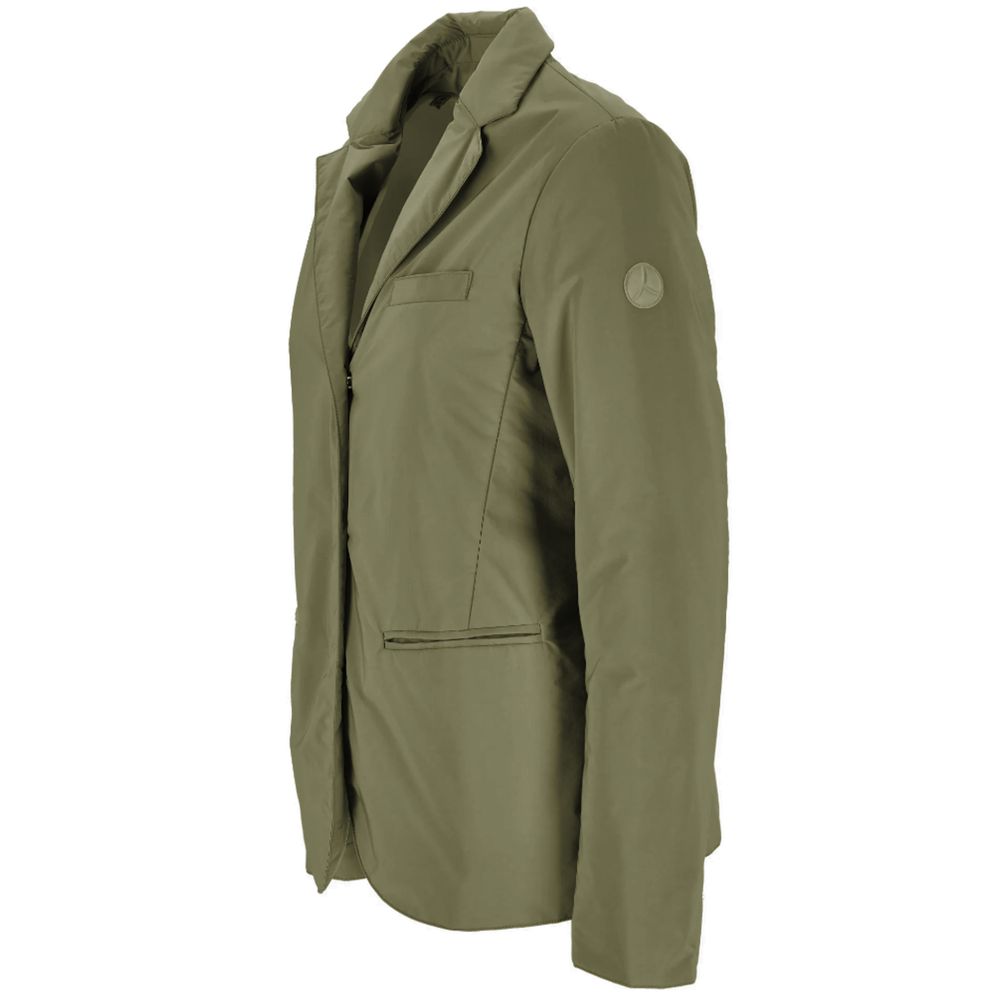 People Of Shibuya Green Polyester Jackets & Coat - ACCEXO