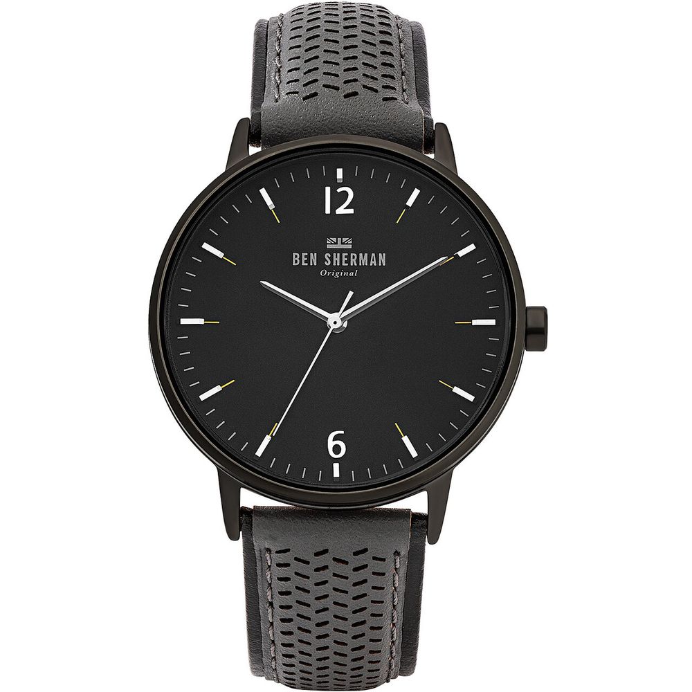 Ben Sherman Black Leather Watch - ACCEXO