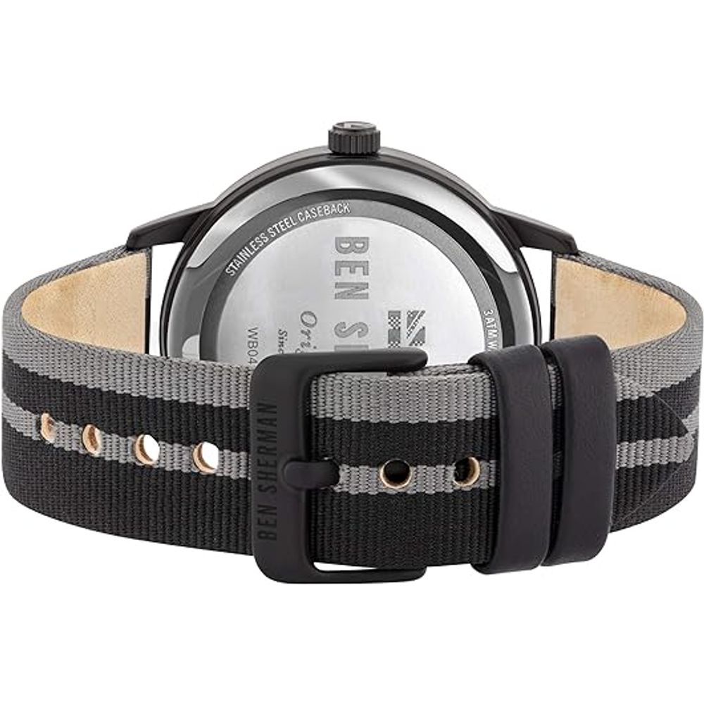 Ben Sherman Gray Fabric Watch - ACCEXO