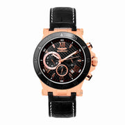 Bobroff Black Leather Watch - ACCEXO