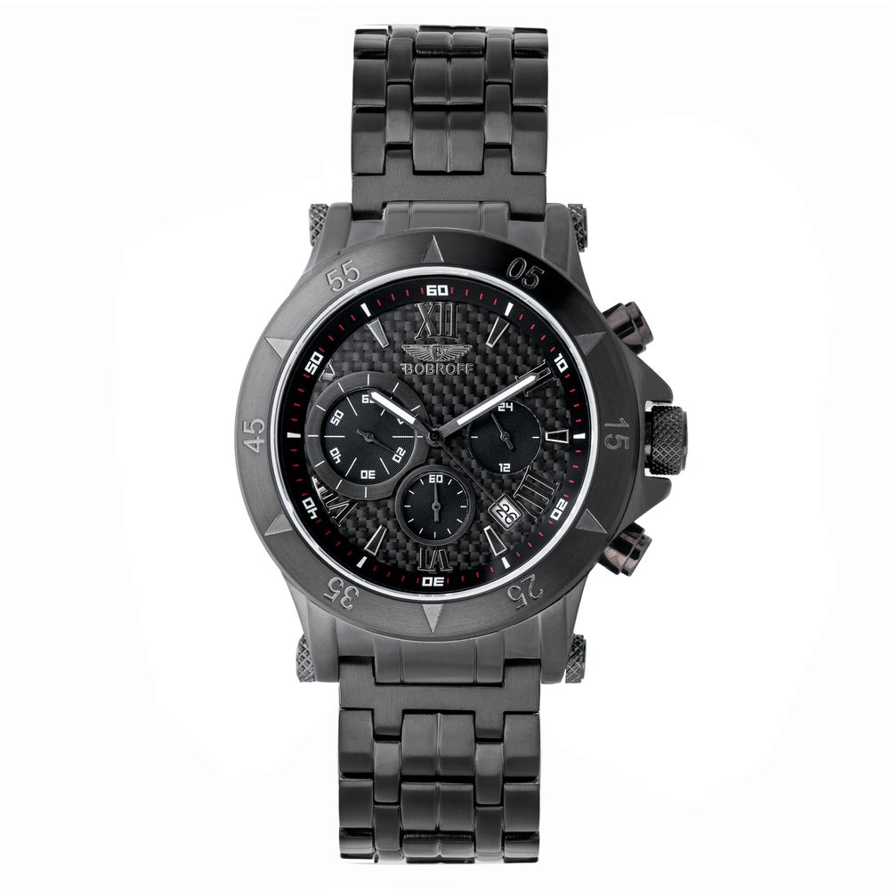 Bobroff Black Stainless Steel Watch - ACCEXO