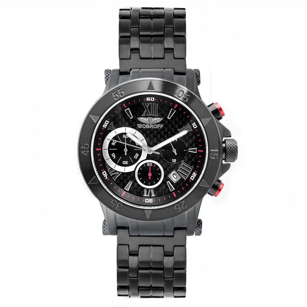 Bobroff Black Stainless Steel Watch - ACCEXO