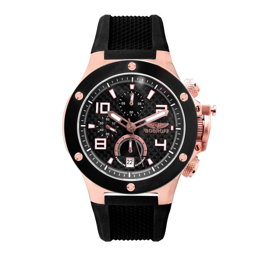 Bobroff Black Rubber Watch - ACCEXO