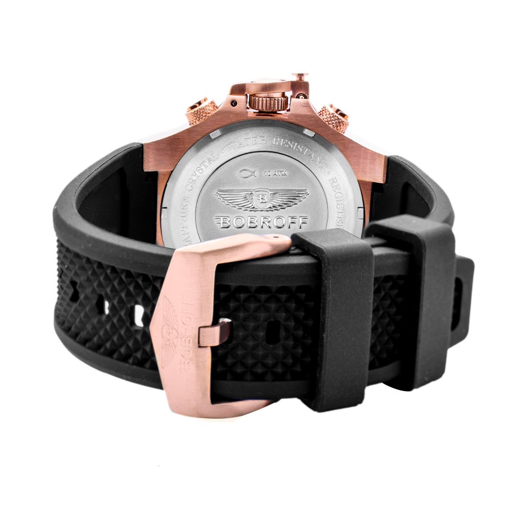 Bobroff Black Rubber Watch - ACCEXO