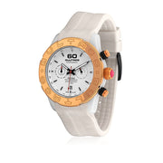 Bultaco White Rubber Watch - ACCEXO