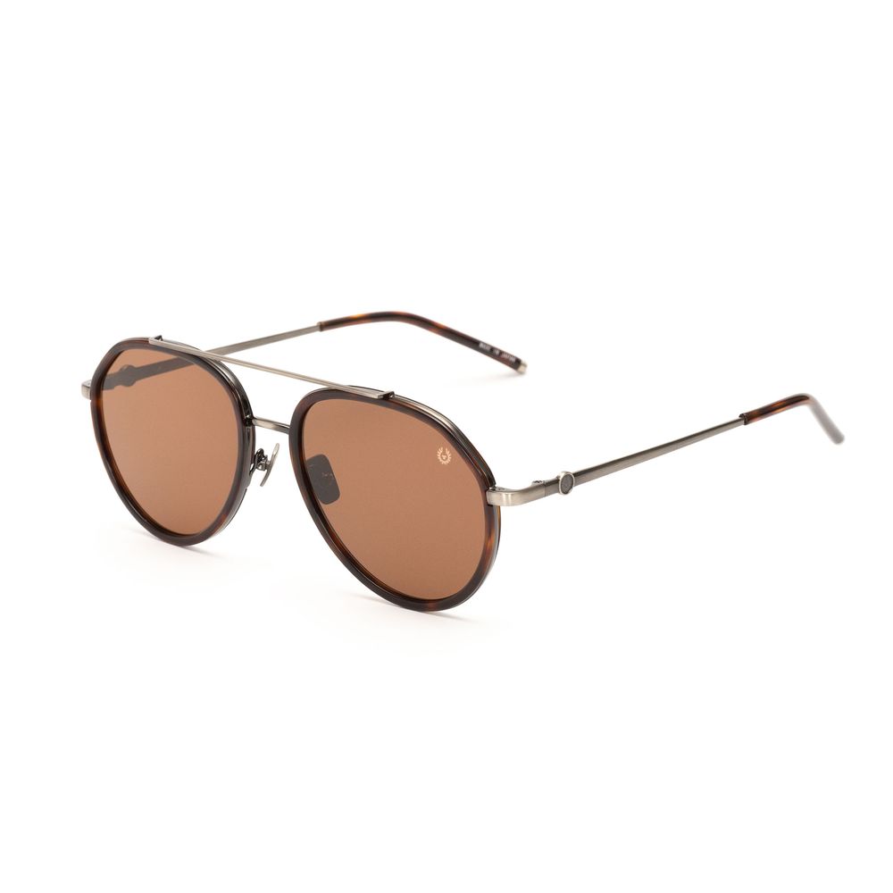Belstaff Brown Titanium Sunglasses - ACCEXO