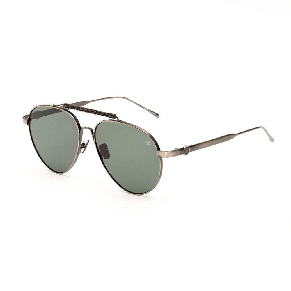 Belstaff Gray Stainless Steel Sunglasses - ACCEXO