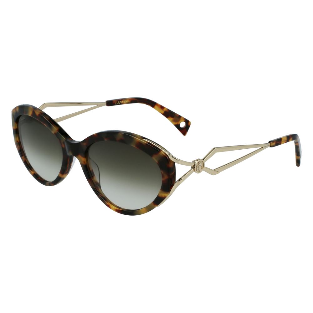 Lanvin Brown Acetate Sunglasses - ACCEXO
