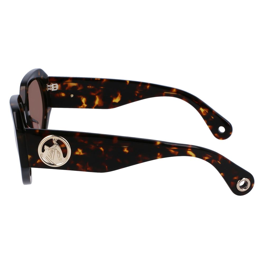 Lanvin Brown Acetate Sunglasses - ACCEXO