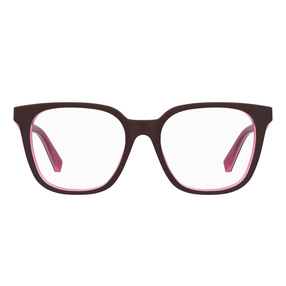 Love Moschino Burgundy Acetate Frames - ACCEXO
