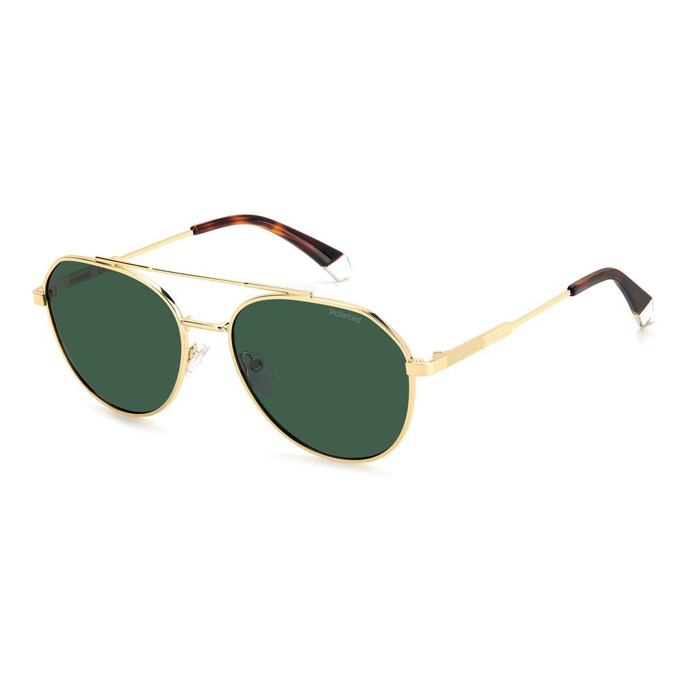 Polaroid Gold Stainless Steel Sunglasses - ACCEXO