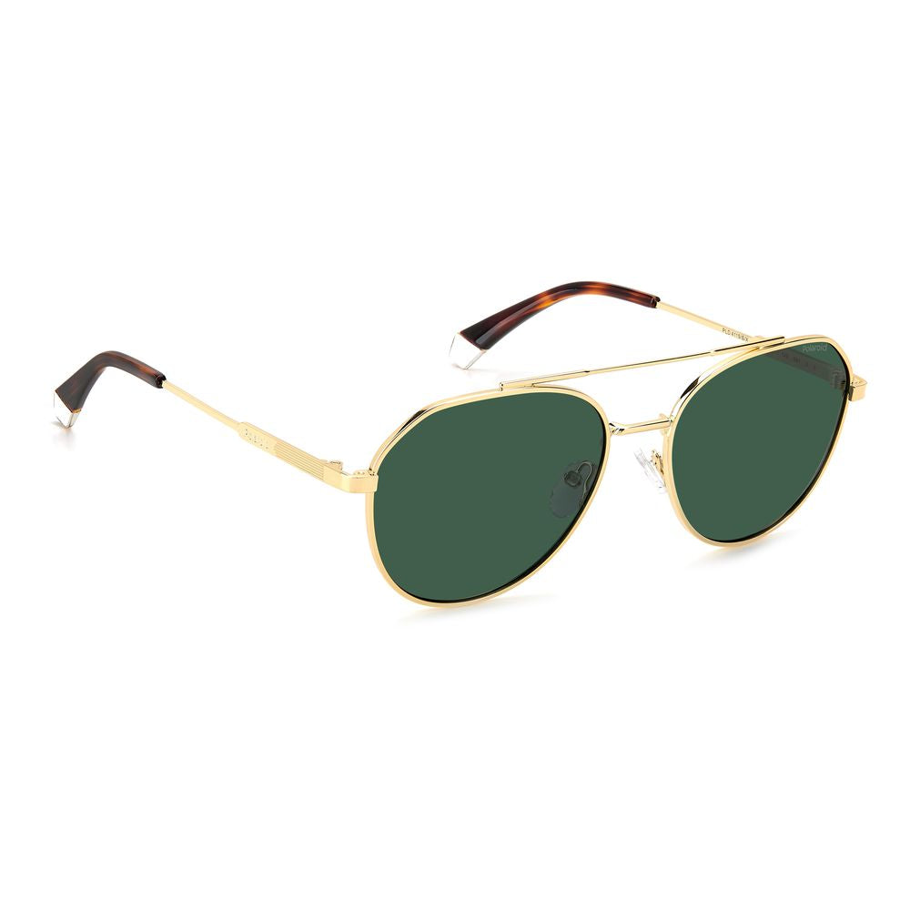 Polaroid Gold Stainless Steel Sunglasses - ACCEXO