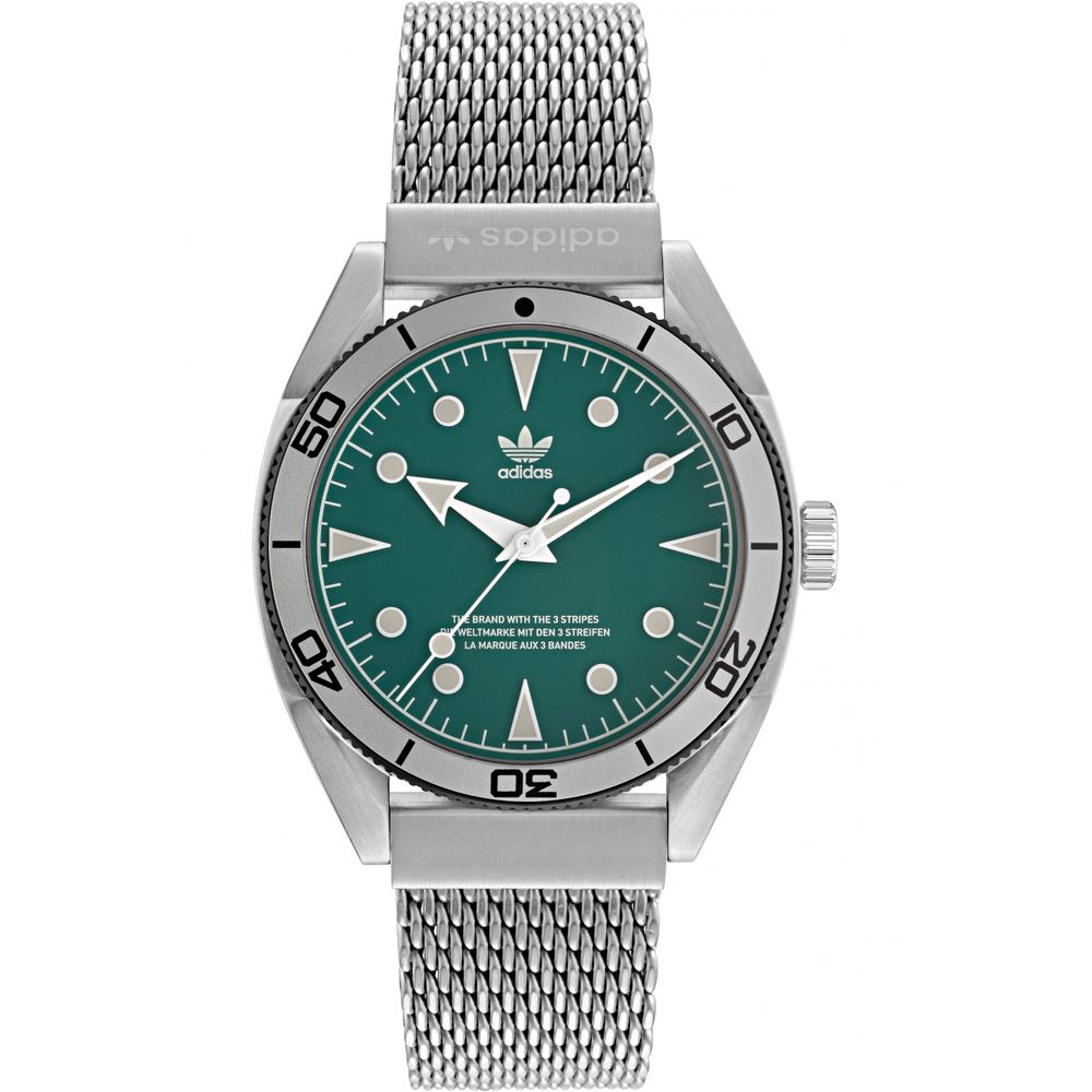 Adidas Gray Stainless Steel Watch - ACCEXO