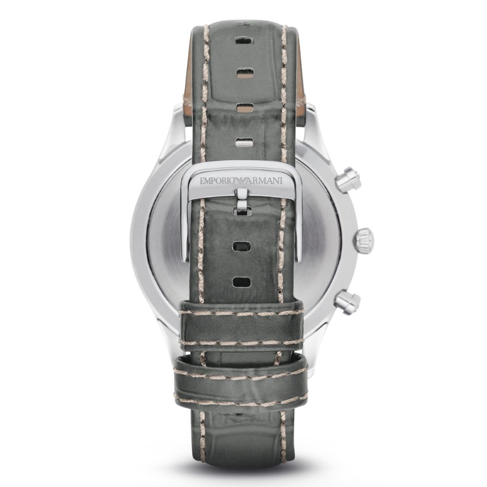 Armani Green Leather Watch - ACCEXO
