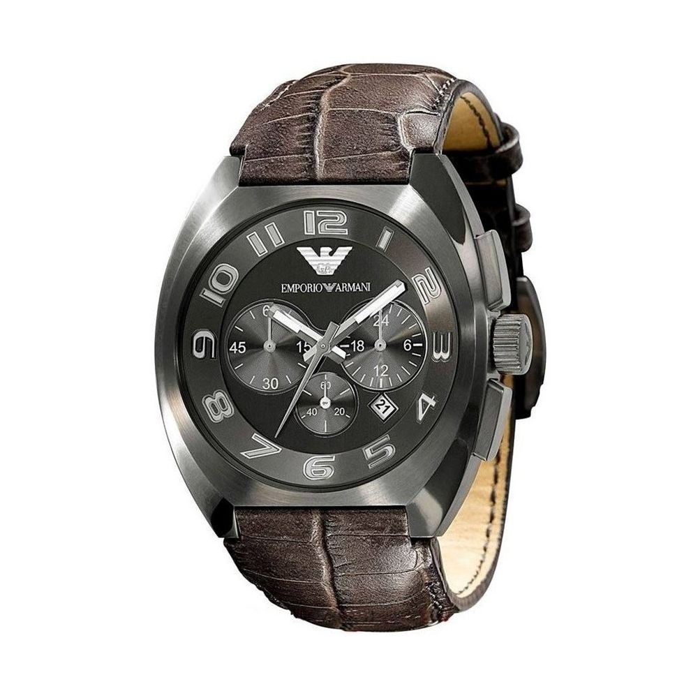 Armani Brown Cowhide Leather Watch - ACCEXO