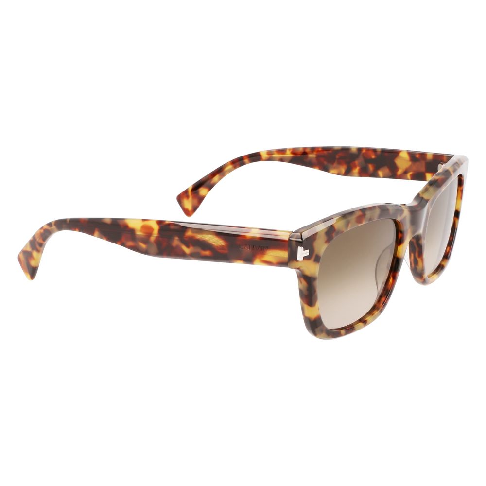 Lanvin Brown Acetate Sunglasses - ACCEXO