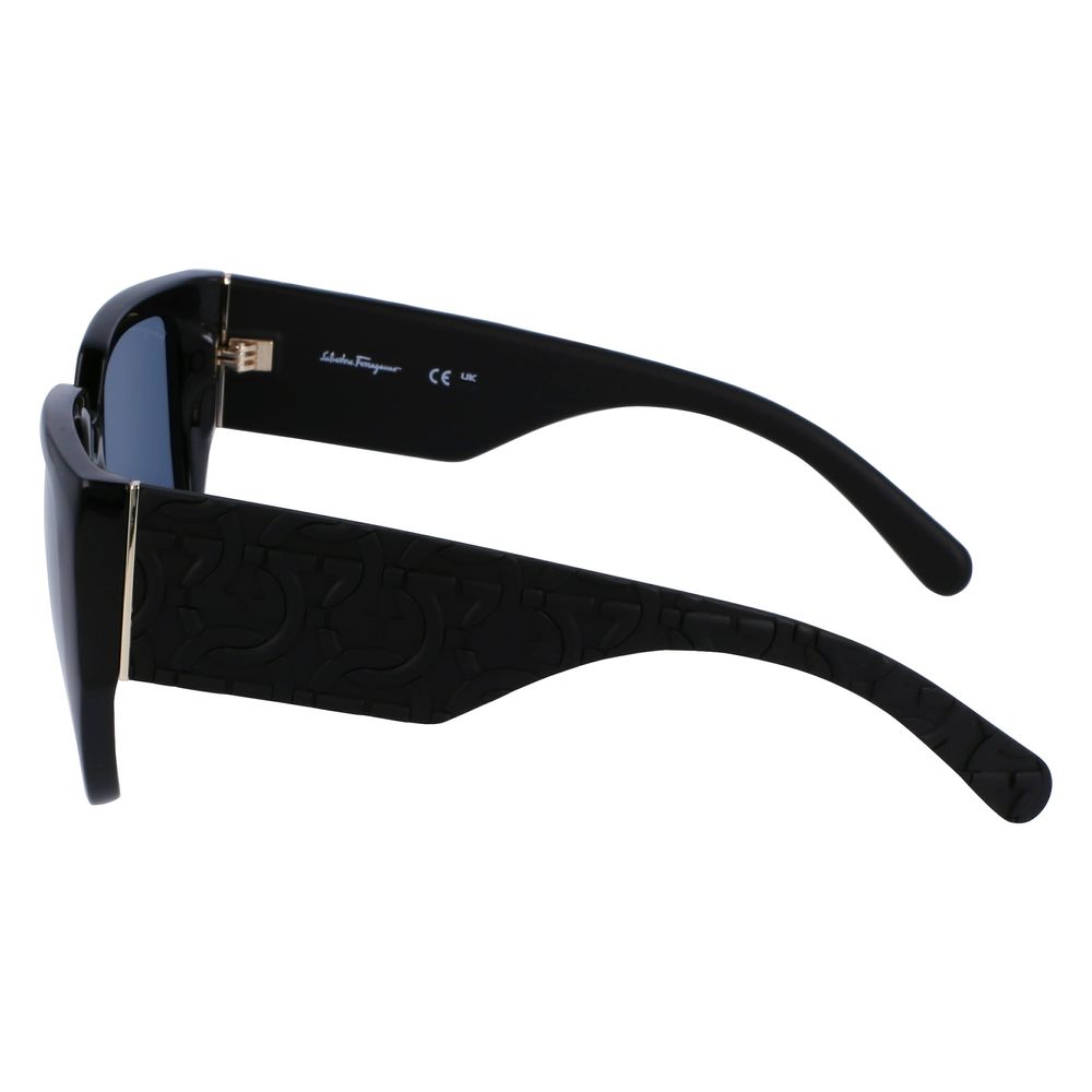 Ferragamo Black Bio Injected Sunglasses - ACCEXO
