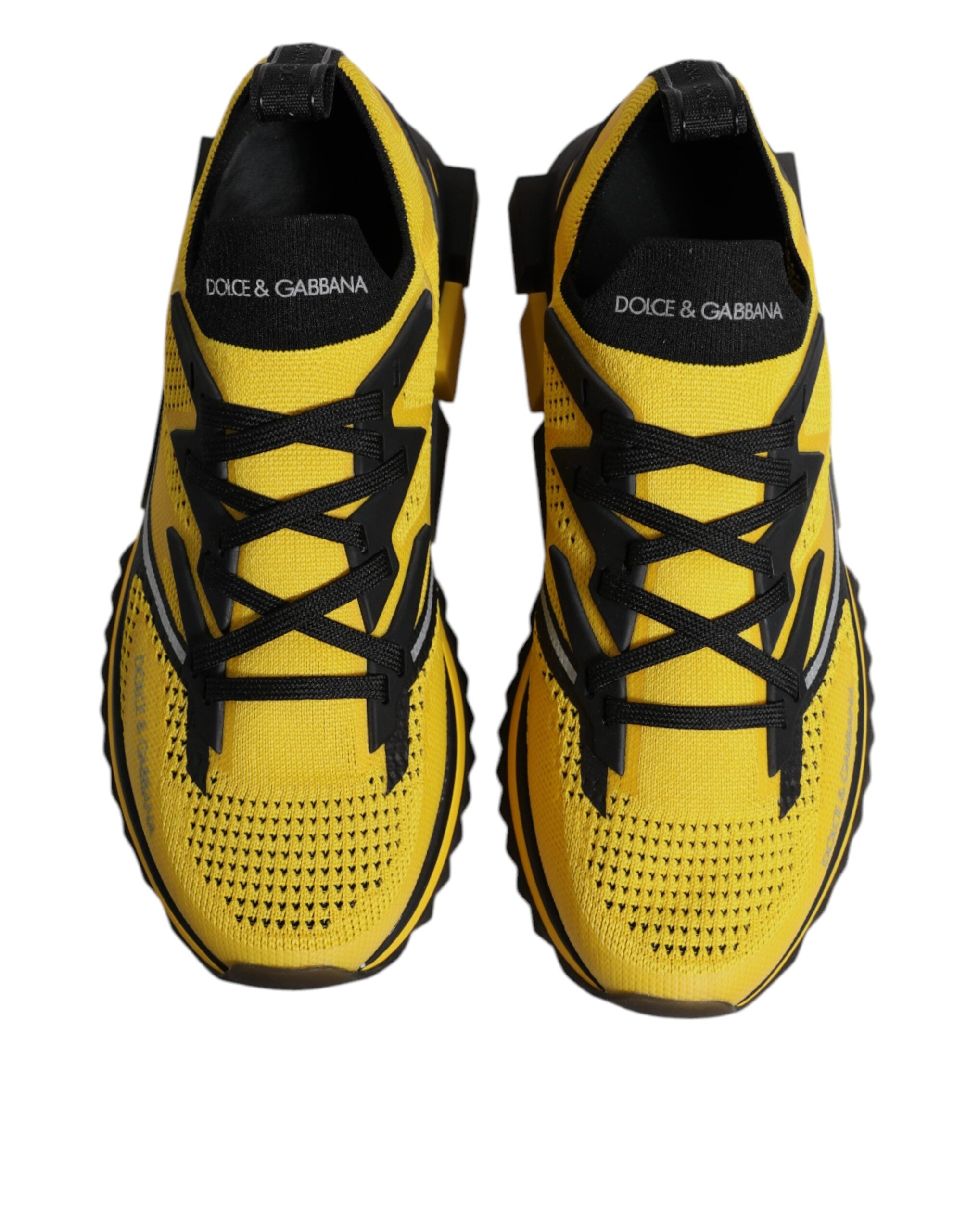 Dolce & Gabbana Yellow SORRENTO Sport Stretch Sneakers Shoes - ACCEXO
