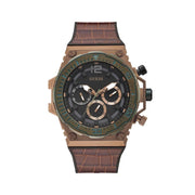 Guess Brown Silicone Watch - ACCEXO
