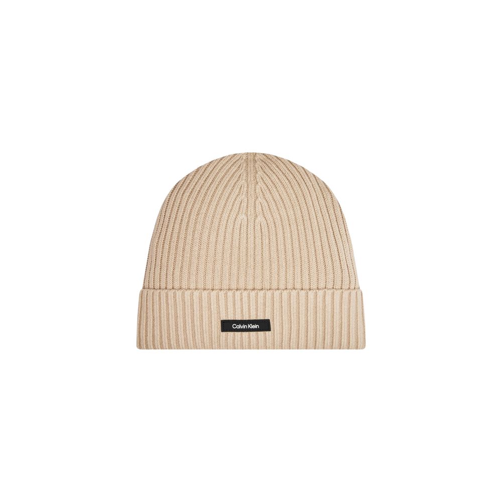 Calvin Klein Beige Organic Cotton Caps Baseball Hat - ACCEXO