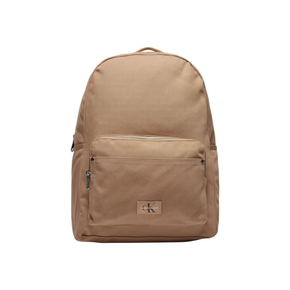 Calvin Klein Beige Recycled Polyester Backpack - ACCEXO