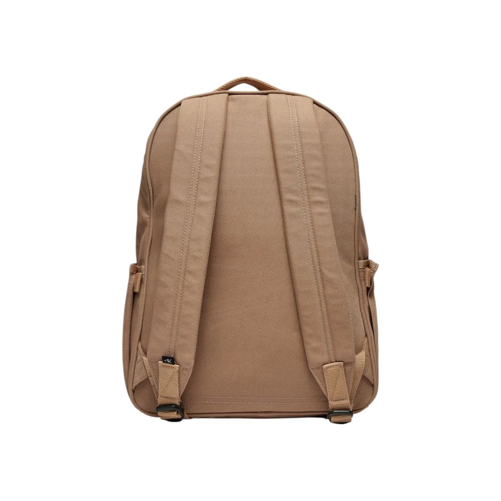 Calvin Klein Beige Recycled Polyester Backpack - ACCEXO
