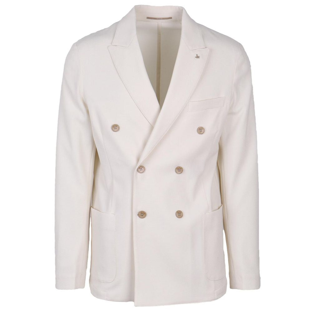 AT.P.CO White Polyester Blazer - ACCEXO