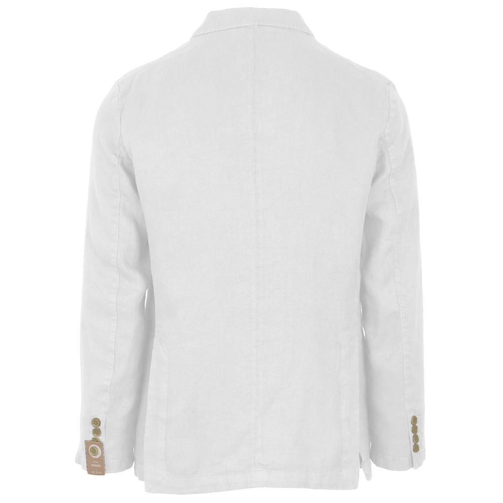 AT.P.CO White Linen Blazer - ACCEXO