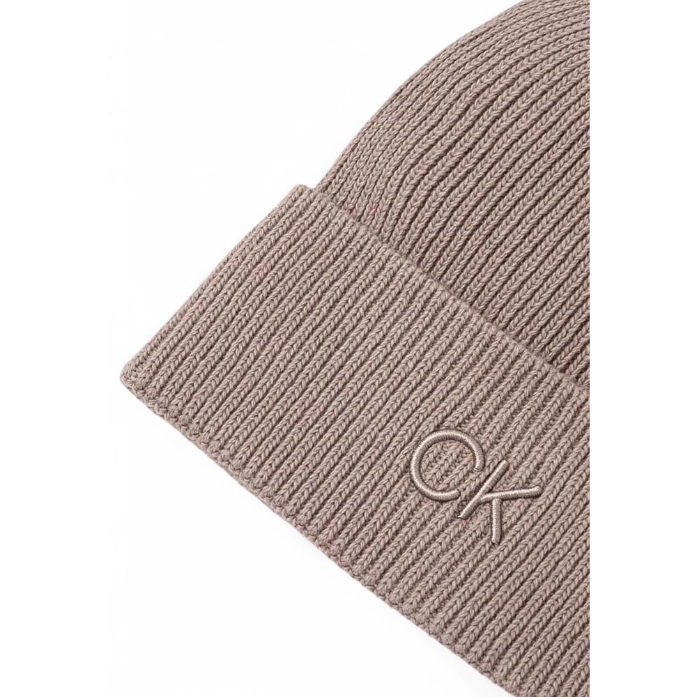 Calvin Klein Beige Organic Cotton Hat - ACCEXO