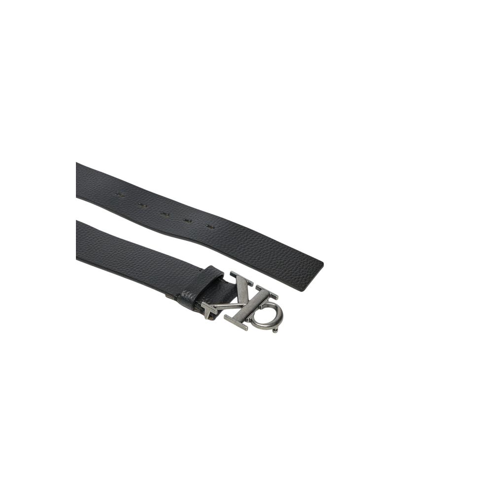 Calvin Klein Jeans Black Leather Belt - ACCEXO