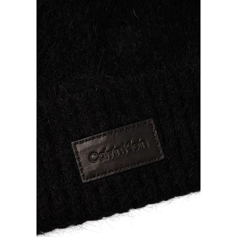 Calvin Klein Black Alpaca Hat - ACCEXO