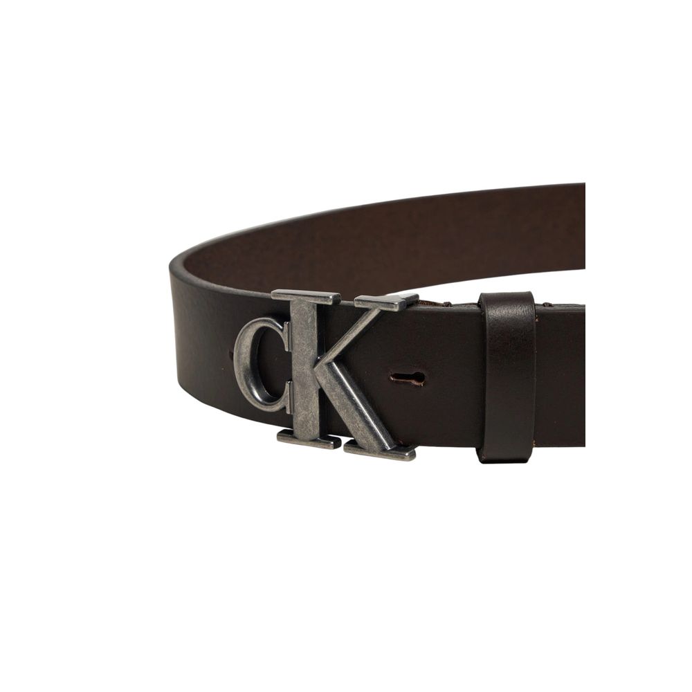 Calvin Klein Jeans Brown Leather Belt - ACCEXO