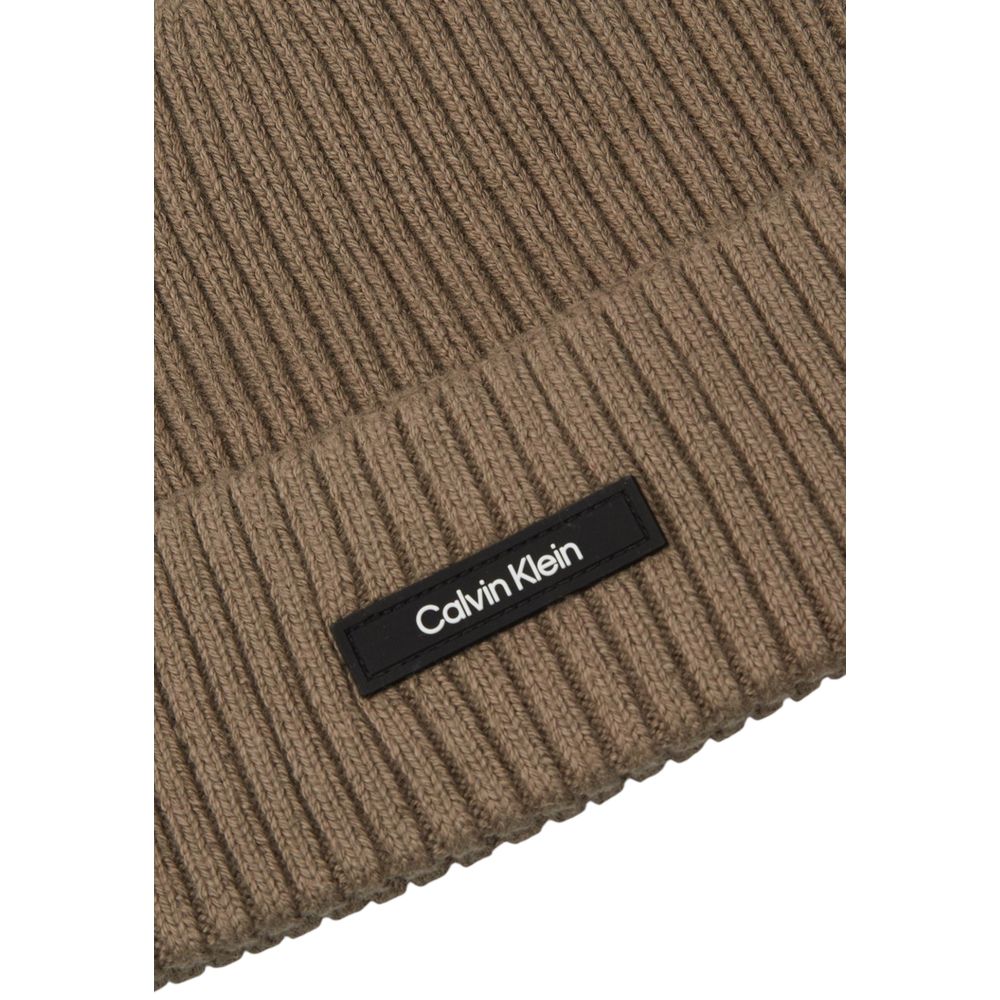 Calvin Klein Beige Organic Cotton Hats & Cap - ACCEXO