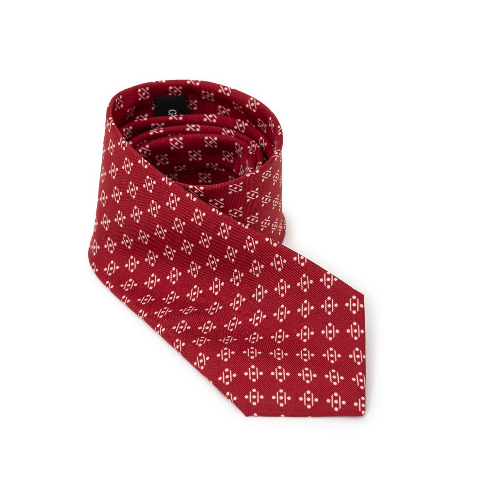 Giorgio Armani Red Silk Ties & Bowty - ACCEXO