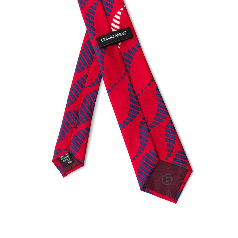 Giorgio Armani Red Silk Ties & Bowty - ACCEXO