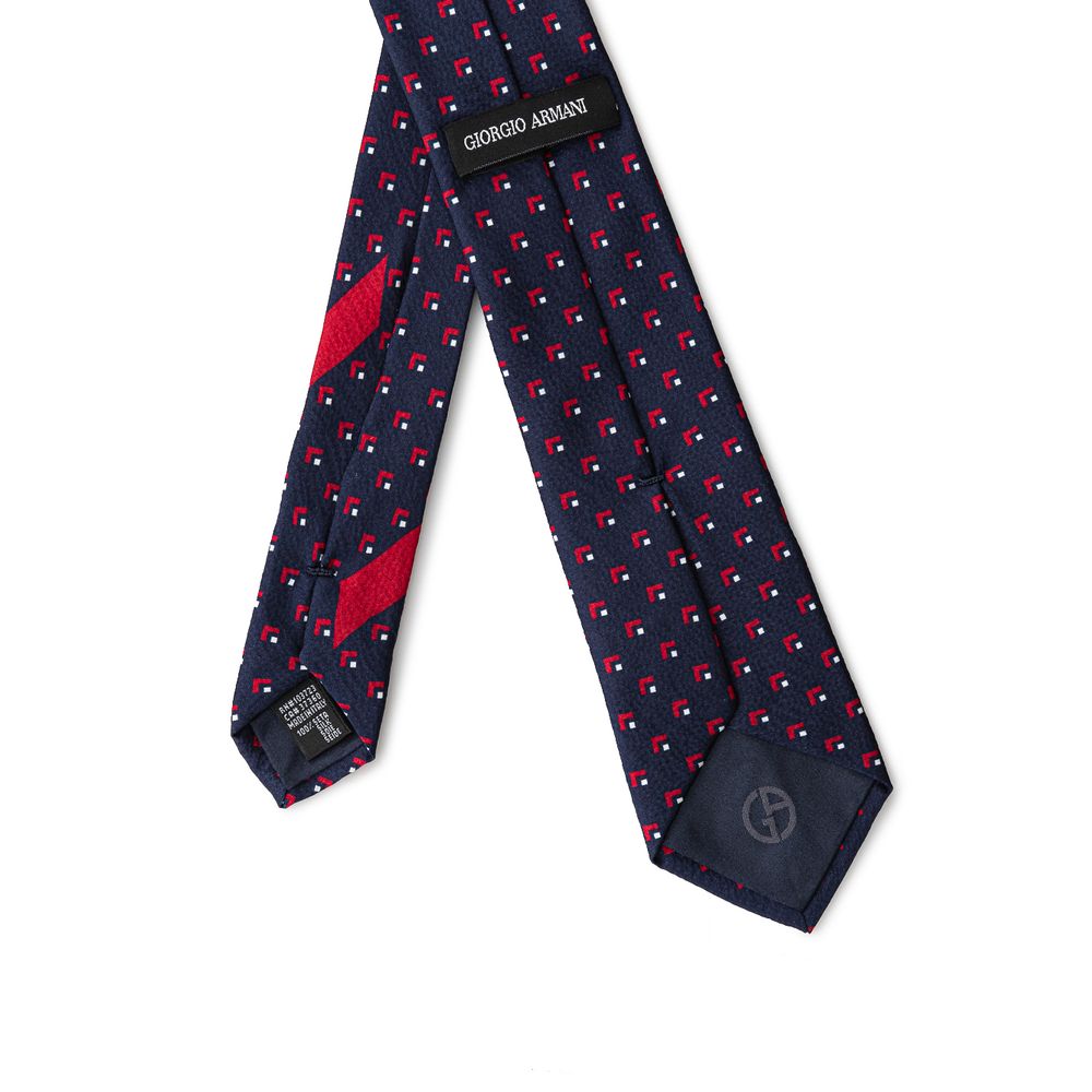 Giorgio Armani Blue Silk Ties & Bowty - ACCEXO