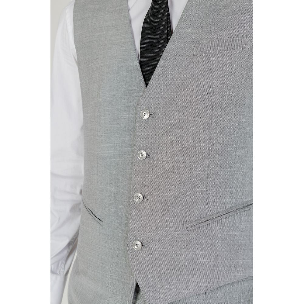 Antony Morato Gray Polyester Vest - ACCEXO