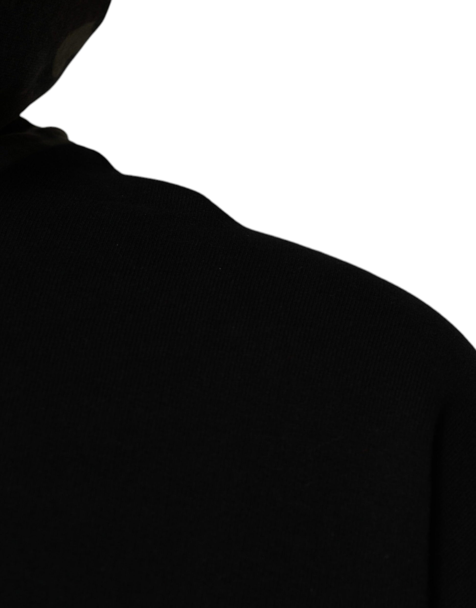 Dolce & Gabbana Black Camouflage Hooded Sweatshirt Sweater - ACCEXO