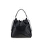 Brunello Cucinelli Black Calf Leather Bos Taurus Shoulder Bag