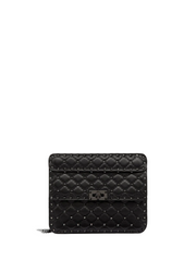 Valentino Garavani Black Nappa Leather Medium Rockstudt Spike Bag - ACCEXO