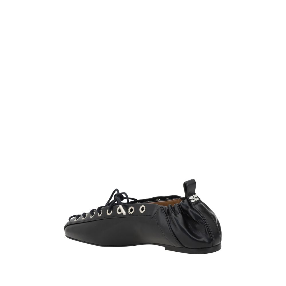 Ganni Oleatex Ballerinas - ACCEXO