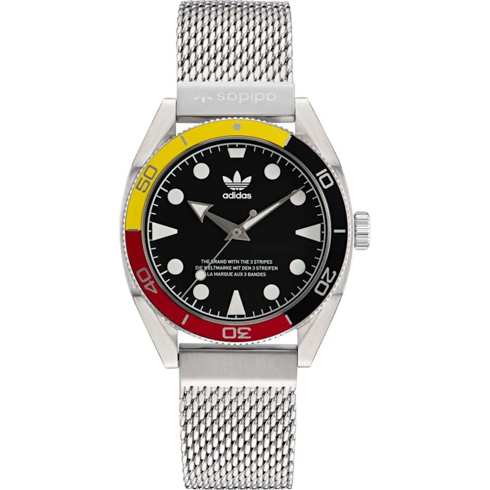Adidas Gray Stainless Steel Watch - ACCEXO