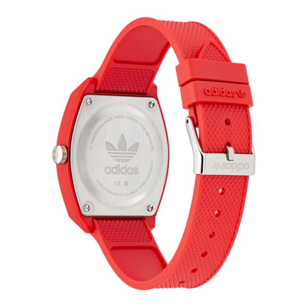 Adidas Red Silicone Watch - ACCEXO