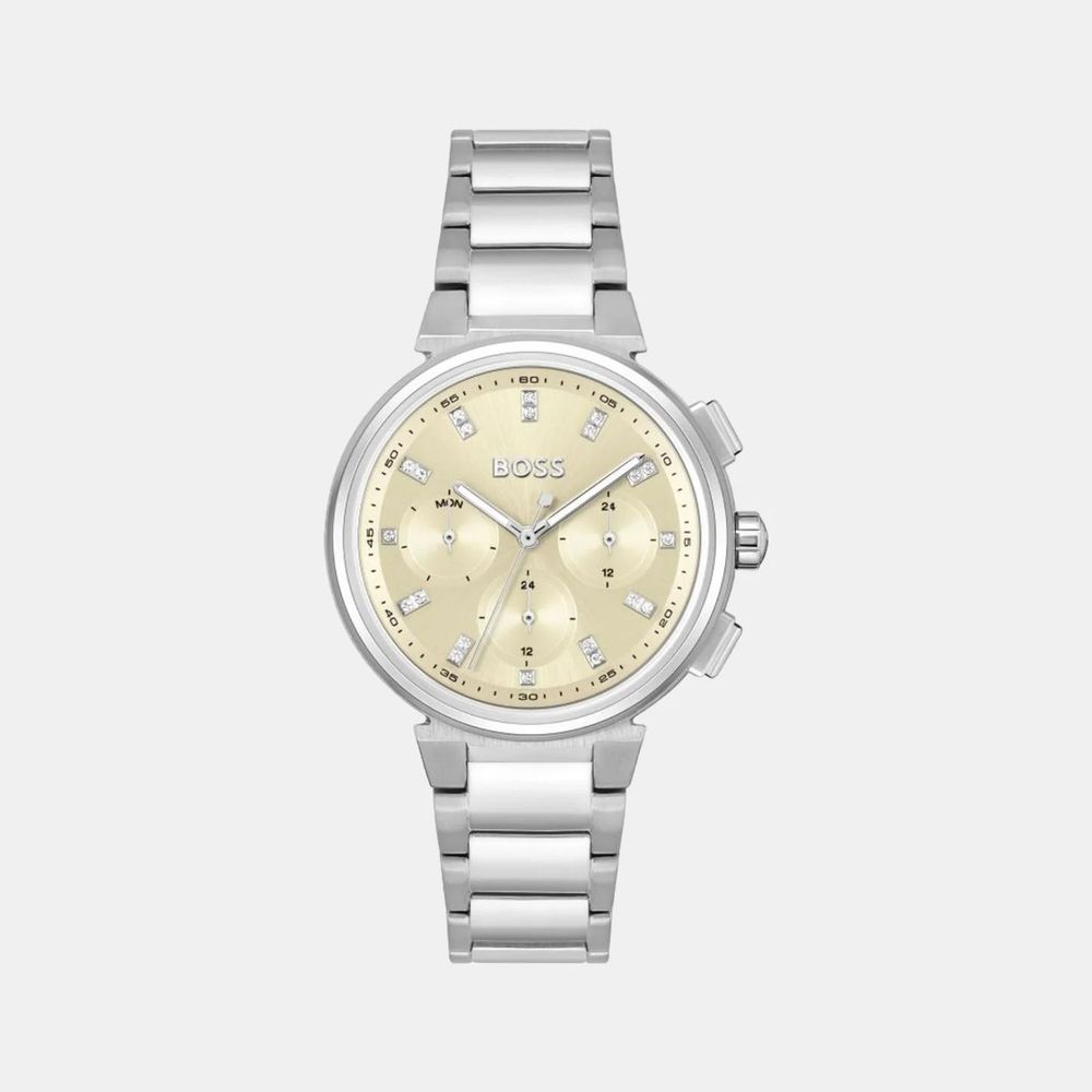 Hugo Boss Silver Stainless Steel Watch - ACCEXO
