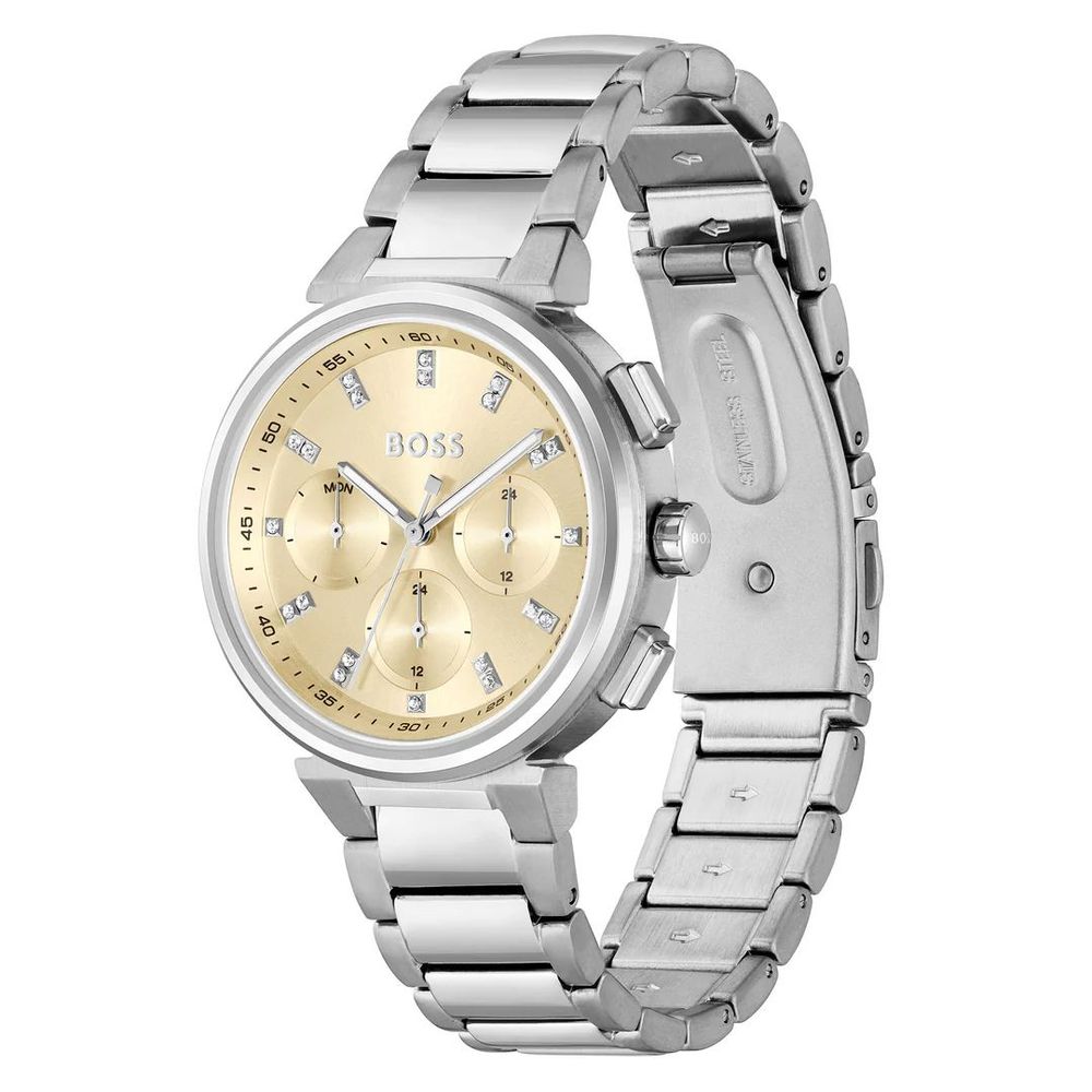 Hugo Boss Silver Stainless Steel Watch - ACCEXO